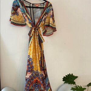 Flying Tomato Multicolor Bohemian Maxi Dress